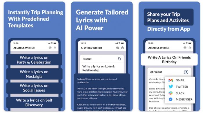 AI Lyrics Writer - Generator